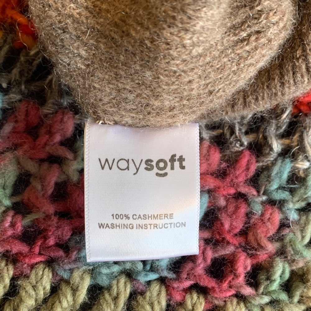 Slouchy WaySoft Cashmere Knit Beanie - Picture 2 of 3